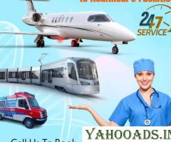 Hire Superior Panchmukhi Air Ambulance Services in Kolkata with Critical Care Facility