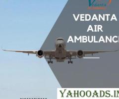 Utilize Vedanta Air Ambulance in Kolkata with Advantageous Medical Amenities