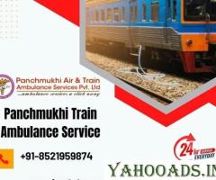 Utilize  Panchmukhi Train Ambulance Service in Delhi With Medical Staff